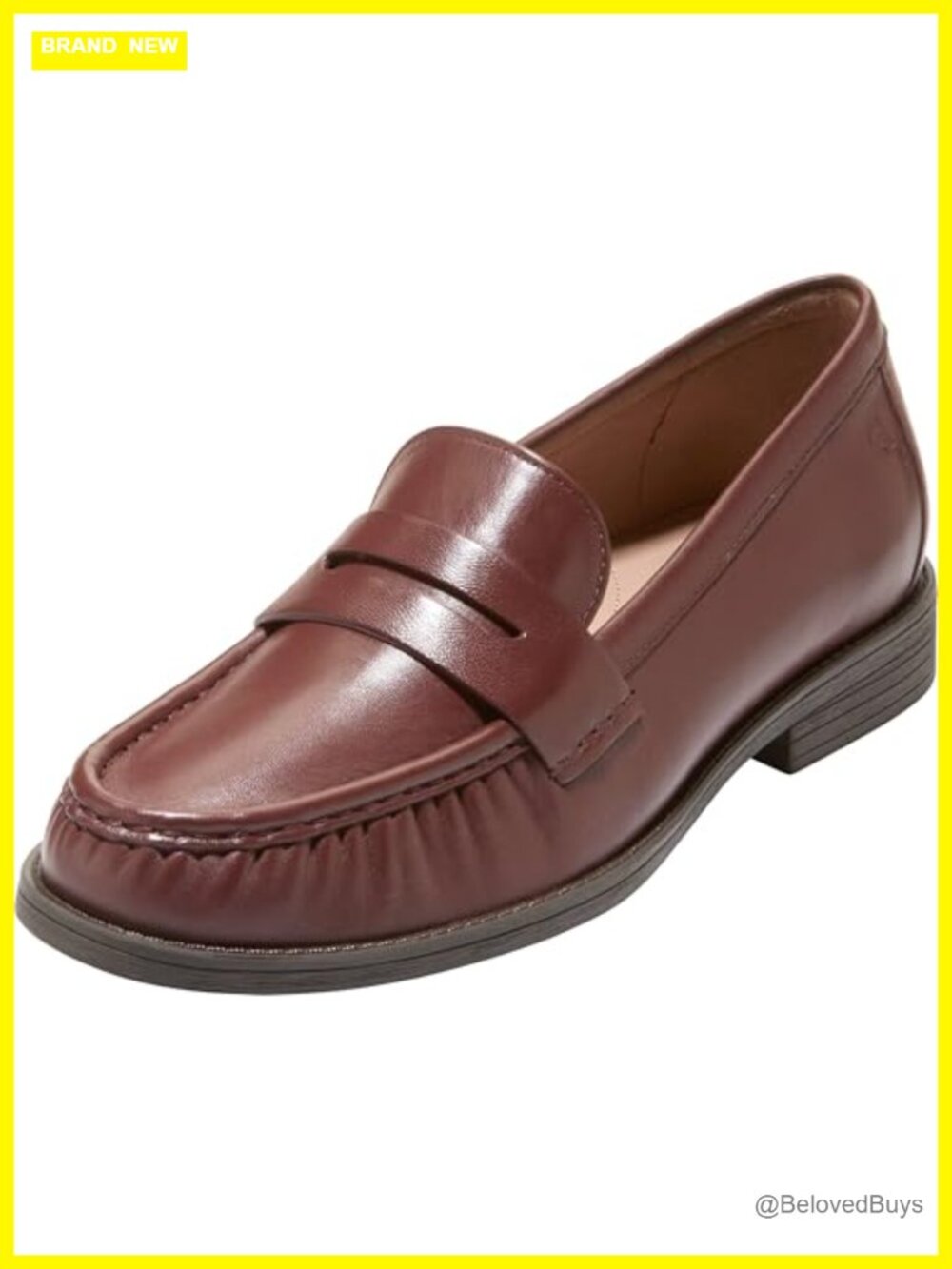 Cole Haan Stassi Soft Loafers Leather Round Toe Slip-On Business Casual